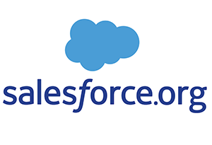 Salesforce.org logo featuring a blue cloud above the text.