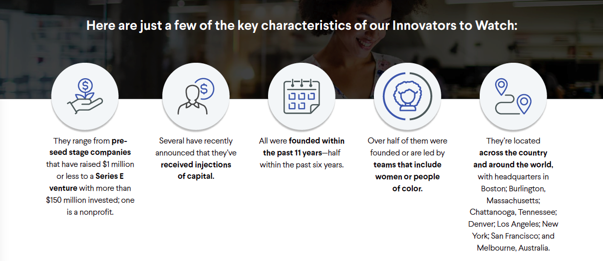 Informational graphic highlighting characteristics of 