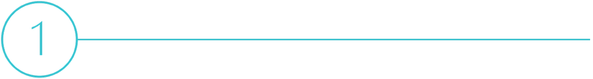 Logo with a teal circle enclosing a white 