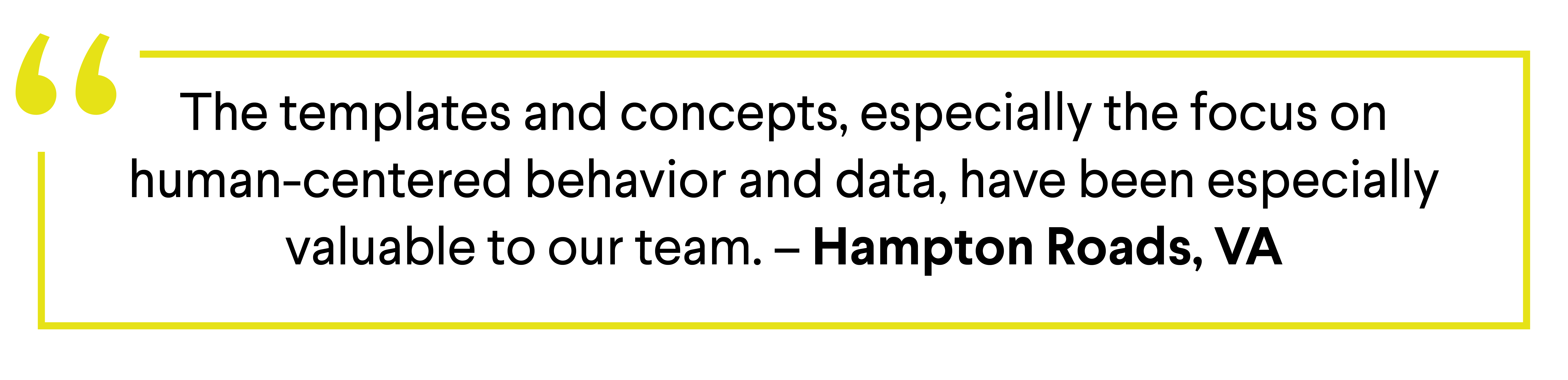 A yellow-outlined rectangle with a large quotation mark contains the text: "A big business starts small." —Richard Branson.